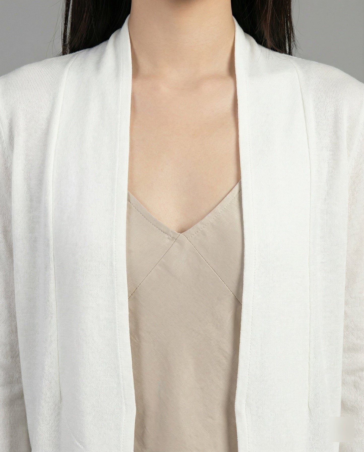 Damen Cardigan Oversize Dünne Strickjacke Lockerer Sommerstyle