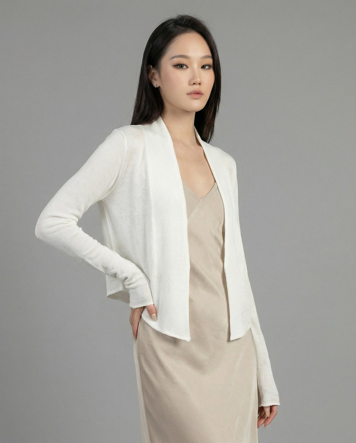 Damen Cardigan Oversize Dünne Strickjacke Lockerer Sommerstyle - BerlinGlamour