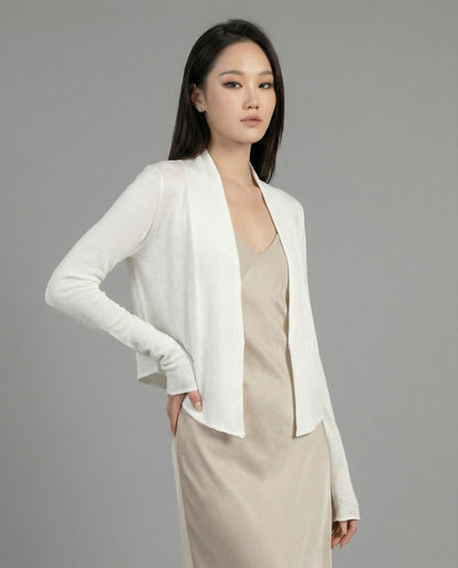 Damen Cardigan Oversize Dünne Strickjacke Lockerer Sommerstyle - BerlinGlamour