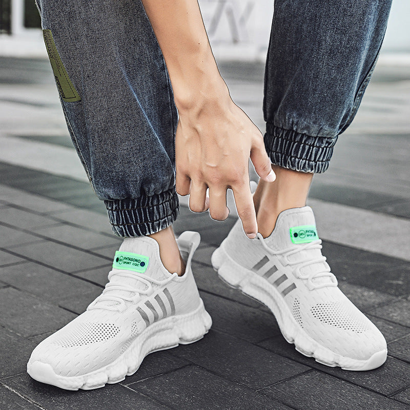 Damen Sneaker Leicht Atmungsaktiv Flex-Sohle Sportlich