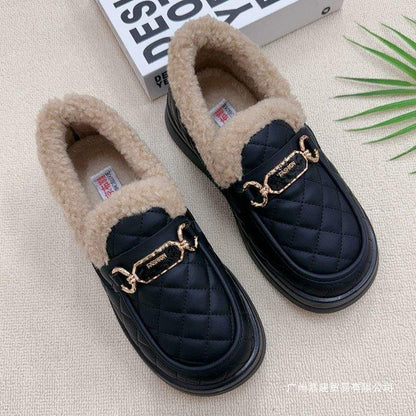 Damen Slipper Warm Weich Luxus Design Komfort