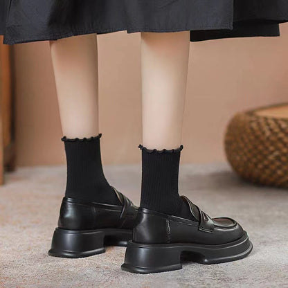 Damen Loafers Bequem Komfort Fußbett Elegante Schuhe
