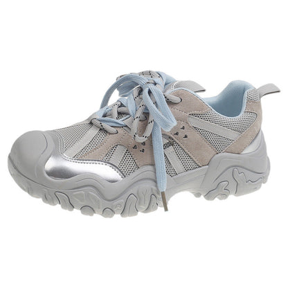 Damen Sneaker atmungsaktiv Sport Mesh Laufschuhe bequem