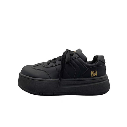 Damen Plateau Sneaker Bequem Urban Mode