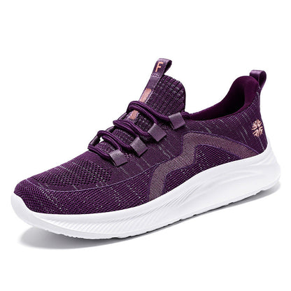 Damen Sportsneakers Atmungsaktiv Elastisch Laufschuhe