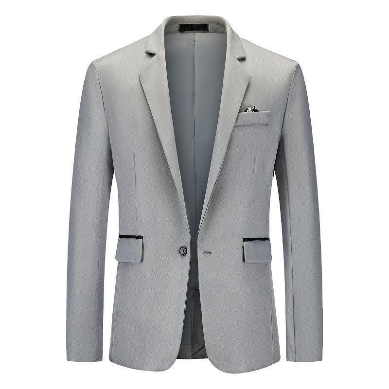 Herren Blazer Eleganter Anzug Modern Mit Feinen Details