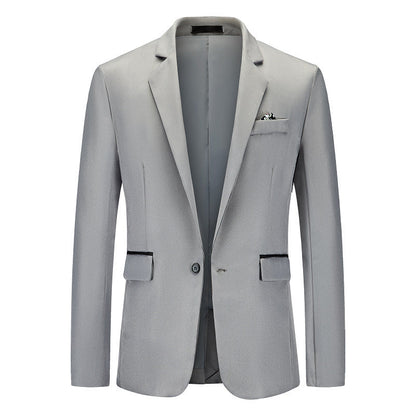 Herren Blazer Eleganter Anzug Modern Mit Feinen Details