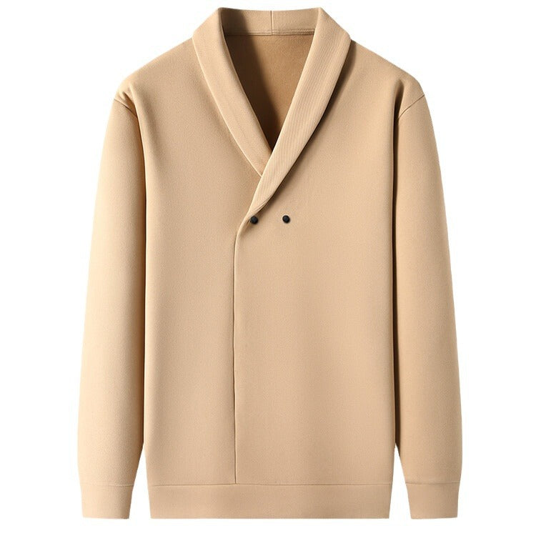 Herren Freizeitjacke Modern Schalkragen Praktisch Knöpfe