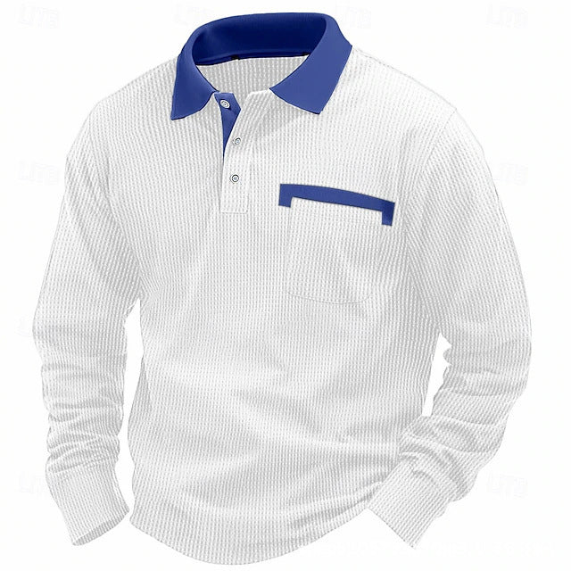 Herren Poloshirt Elegant Strukturiert Modern Berlin