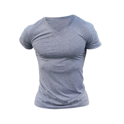 Herren T-Shirt V-Ausschnitt Weich Baumwolle Berlin Style