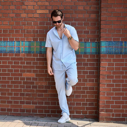 Herren Freizeitanzug Set Lässig Moderner Stil