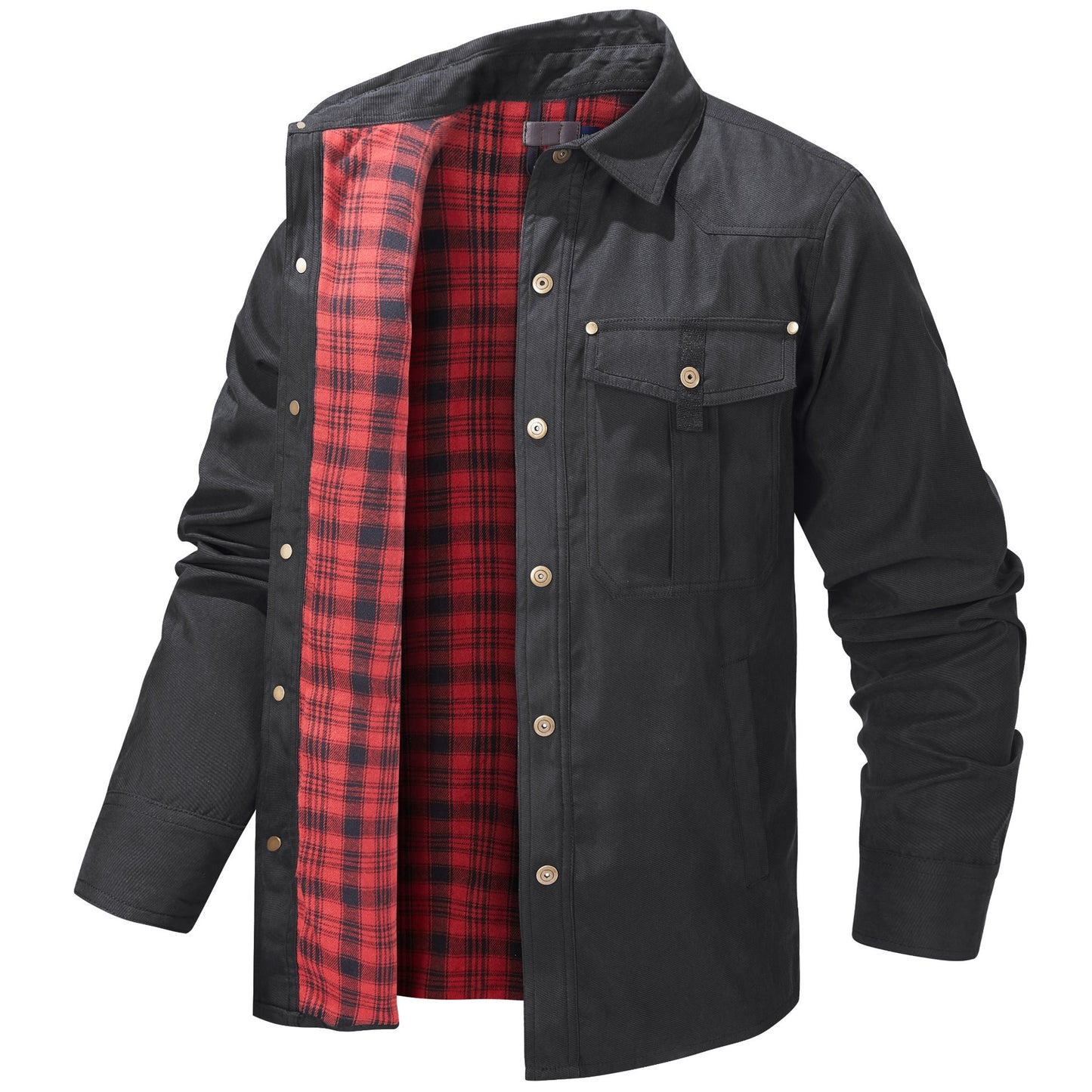 Herren Arbeitsjacke Flanell gefüttert Warm - BerlinGlamour