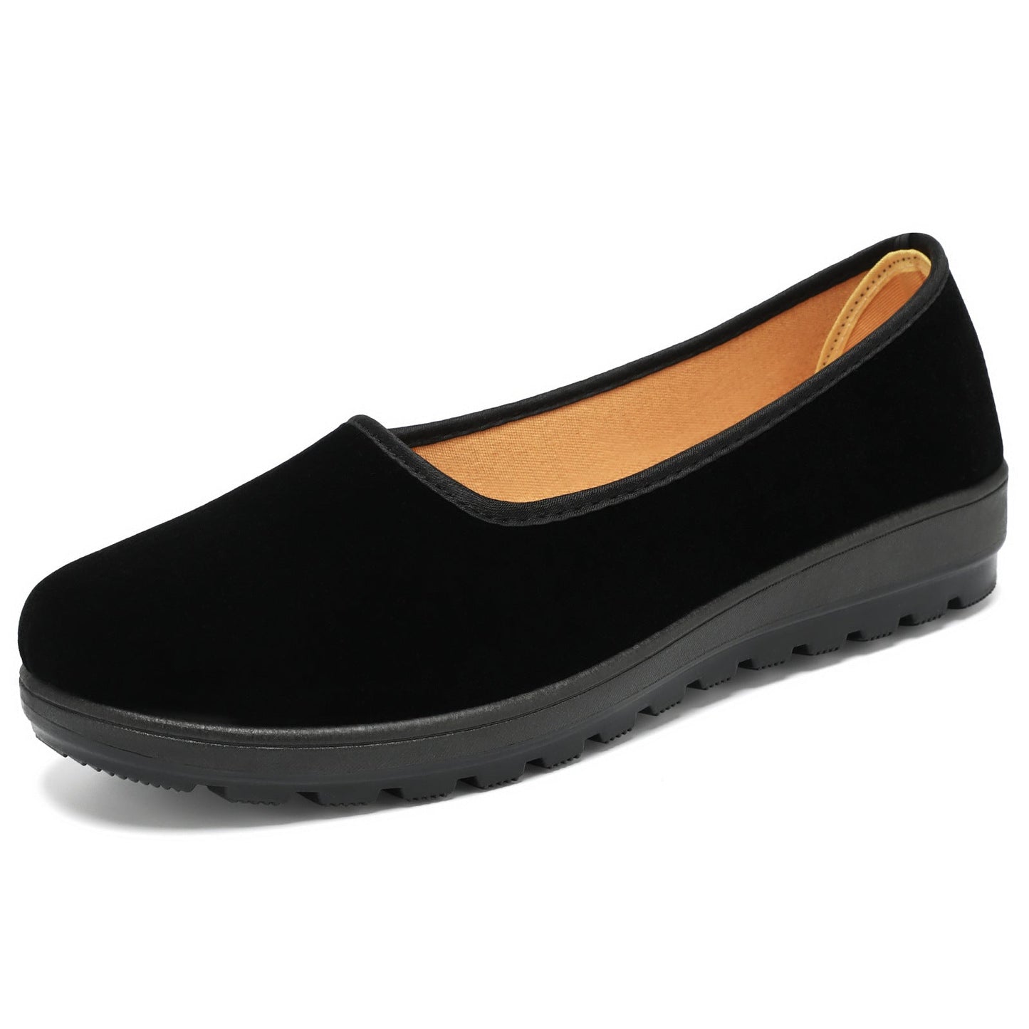 Damen Slipper Bequem Veloursleder Warme HausSchuhe
