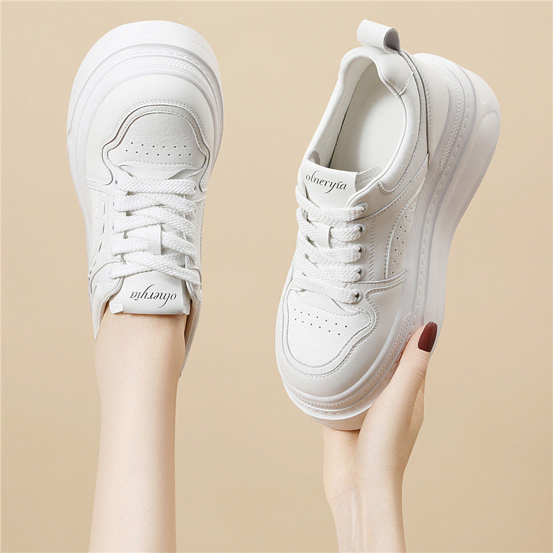 Damen Sportschuhe Plateau Sneaker atmungsaktiv