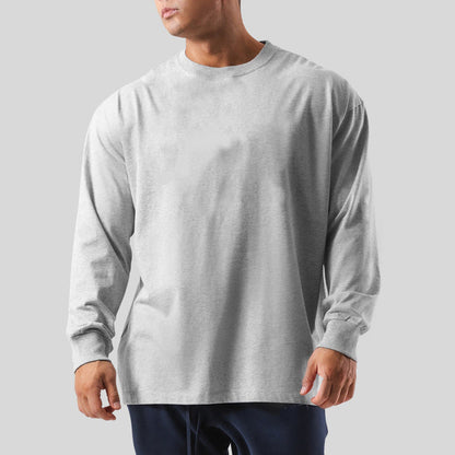 Herren Langarmshirt Leicht Atmungsaktiv Komfort