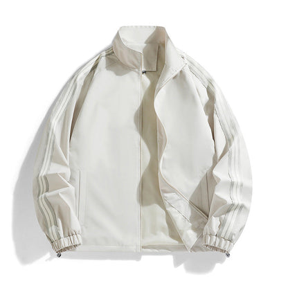 Herren Windjacke Sportlich Reflektierend Wasserabweisend