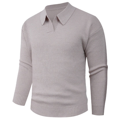 Herren Strickpullover Klassisch Strukturiert Modern
