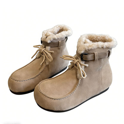 Damen Boots Warm Kuschelig Verstellbar Winter