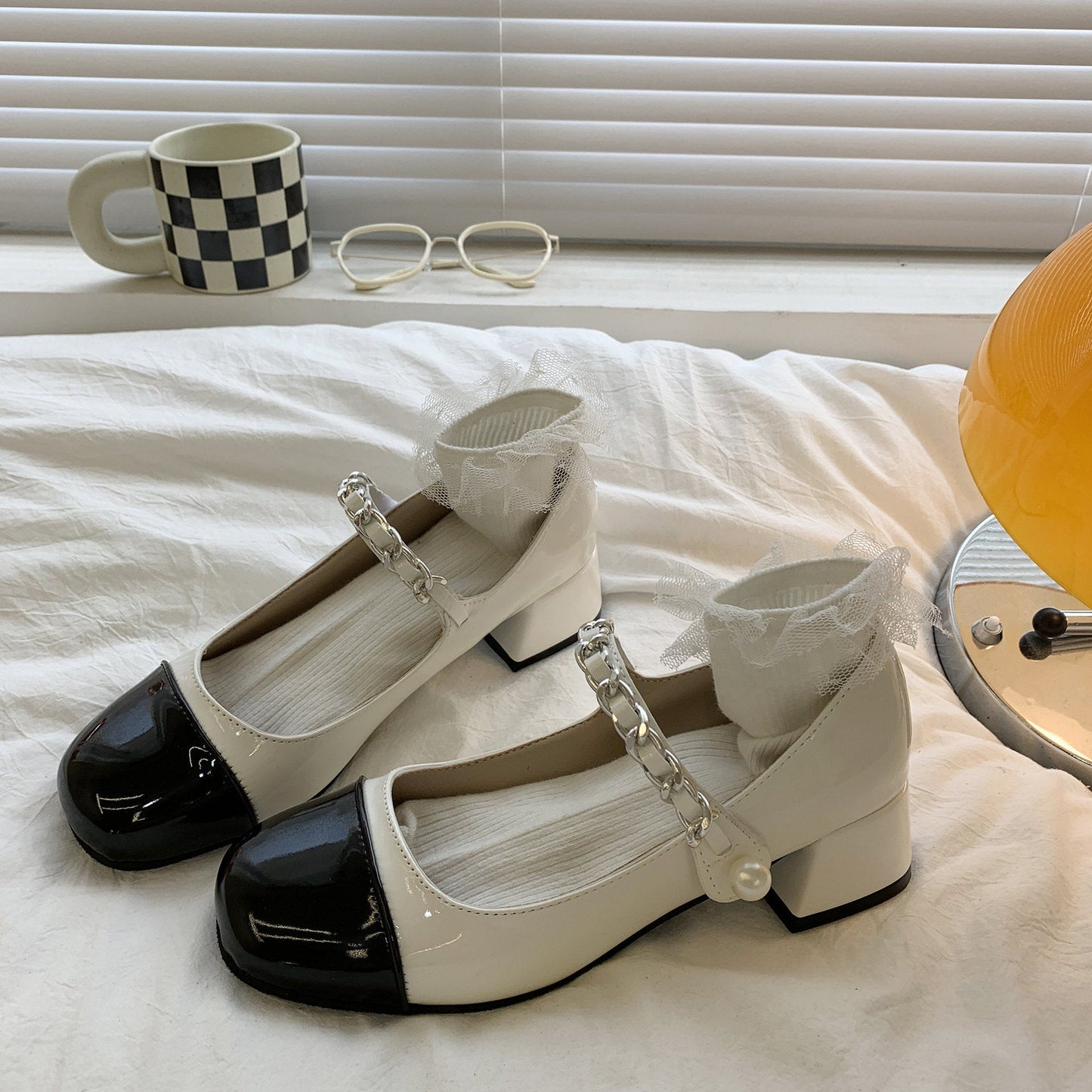 Damen Ballerinas Elegante Riemen Schuhe Frauen Mode