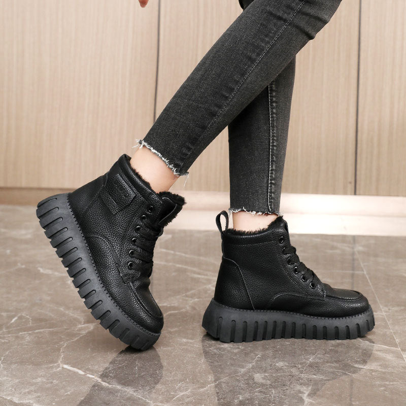 Damen Winterschuhe Warm Kuschelig Waterproof