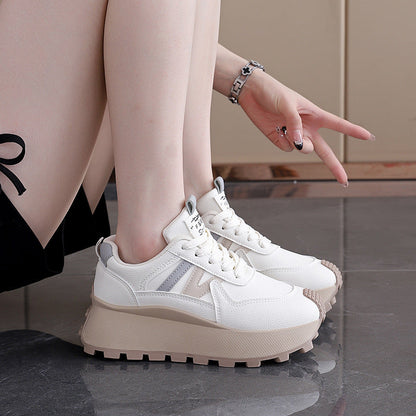 Damen Sneaker Chunky Bequem Rutschfest Komfortabel