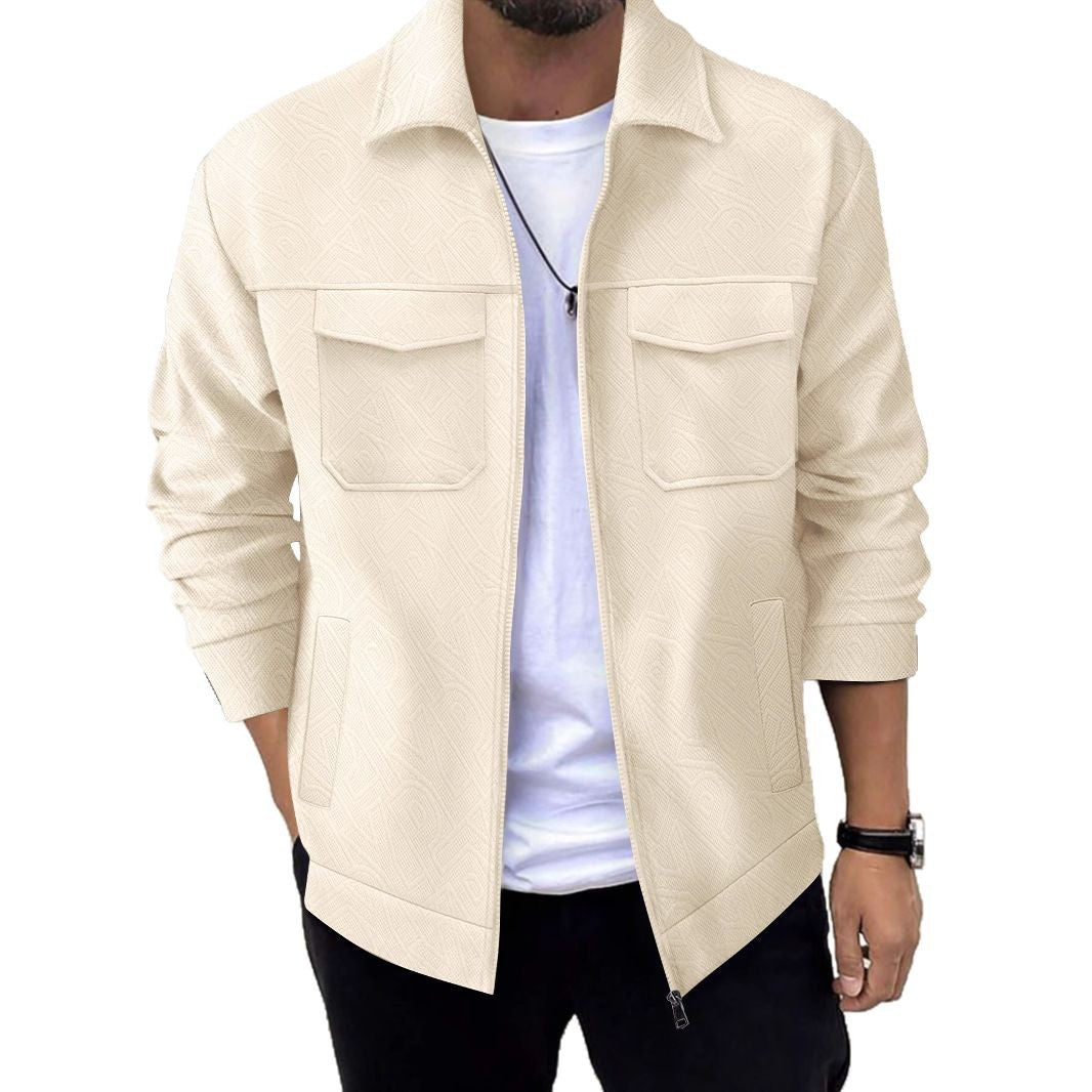 Herren Freizeitjacke Modern mit Taschen Schnitt Berlin Style