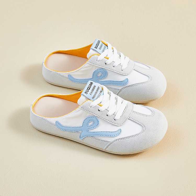 Damen Slipper Bequem Elastisch Schnürsenkel Warm