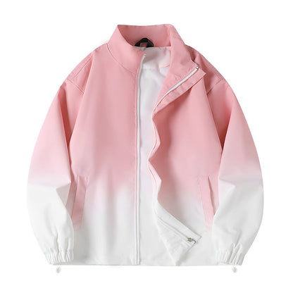 Herren Übergangsjacke Modern Farbverlauf Stylisch