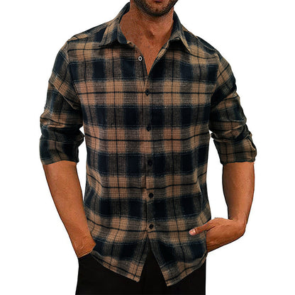 Männer Freizeithemd Casual Trendig