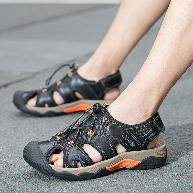 Damen Trekking-Sandalen Sportlich Rutschfest Schnellschnürsystem