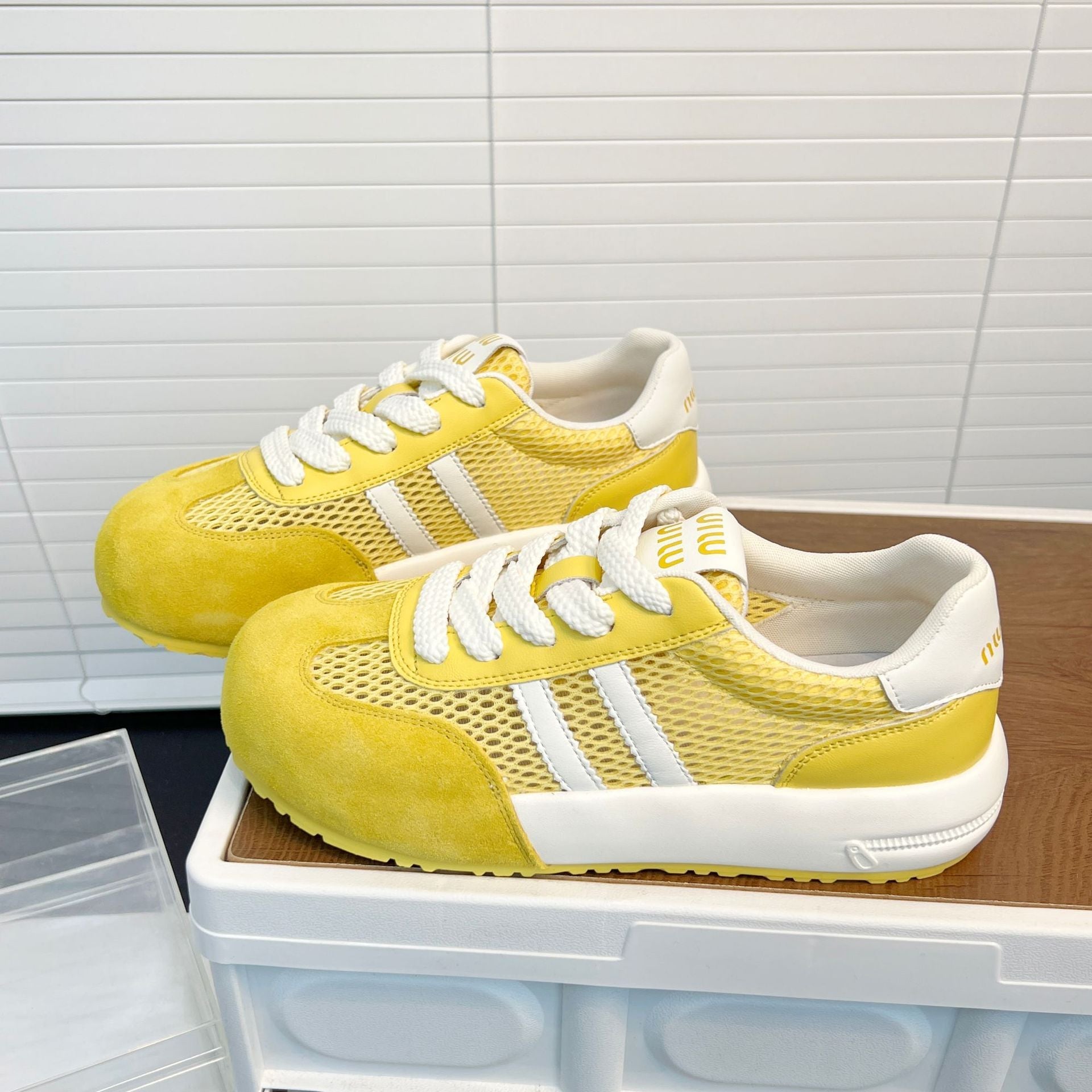 Damen Sneaker Sportlich Atmungsaktiv Mesh Leicht - BerlinGlamour