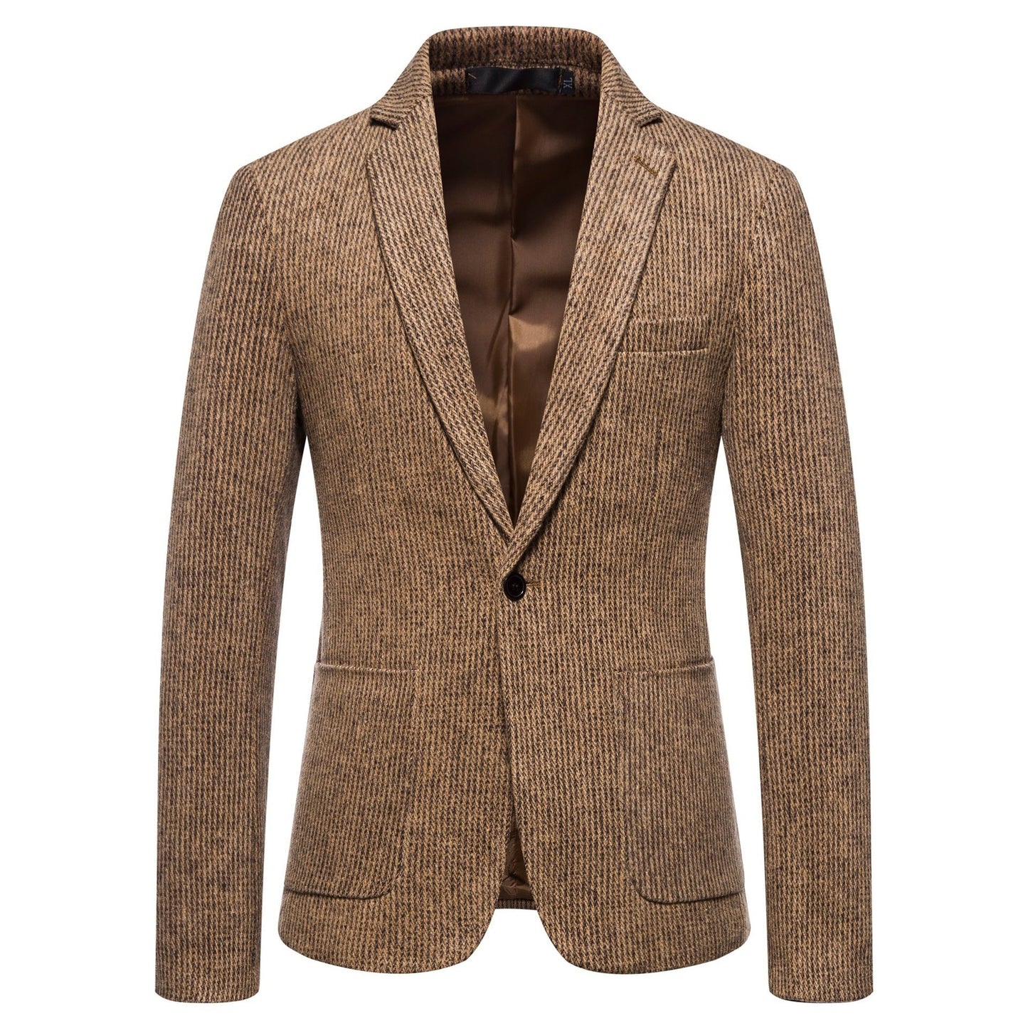 Herren Strickblazer Slim Fit Modern Elegant