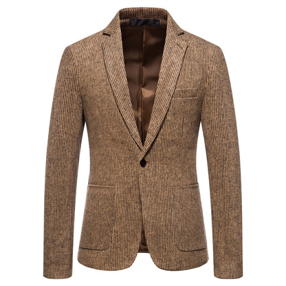 Herren Strickblazer Slim Fit Modern Elegant