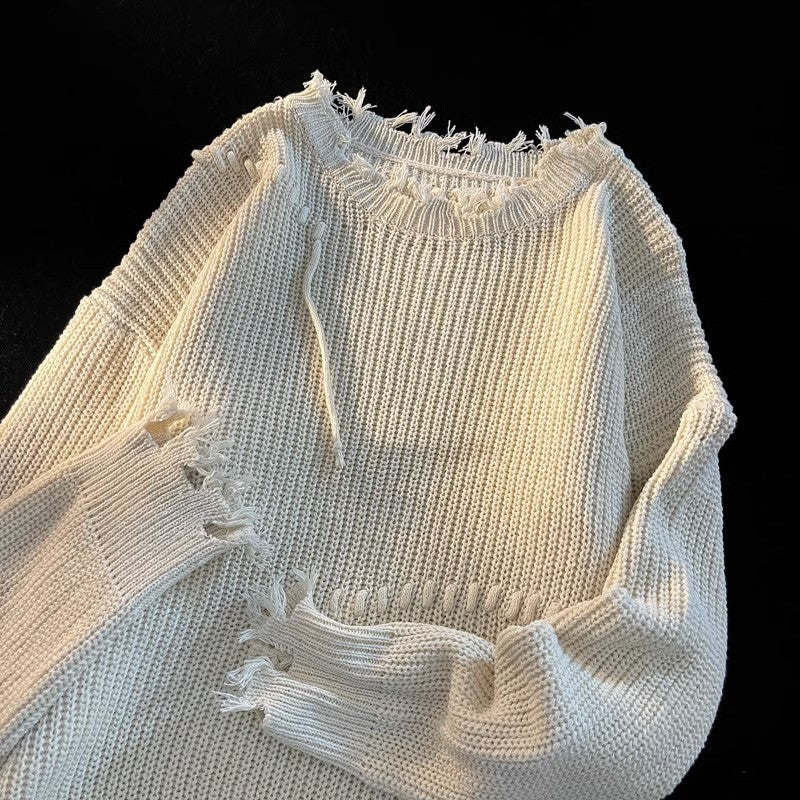 Herren Strickpullover Lässig Französischer Look