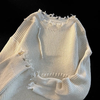 Herren Strickpullover Lässig Französischer Look