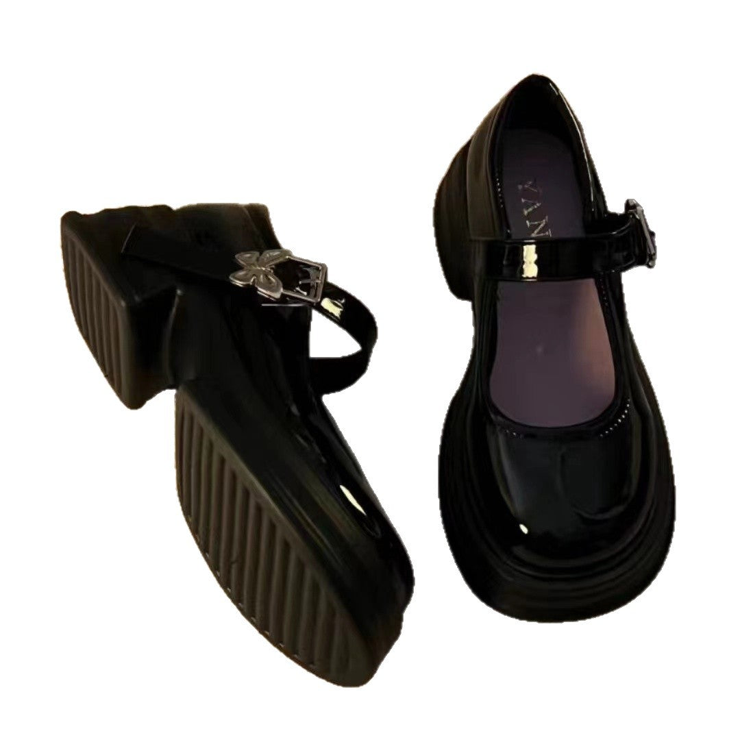 Damen Plateau Pumps Hoch Hacken Stabil Modisch