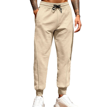 Herren Sport Hose Elastisch Mit Seitentaschen