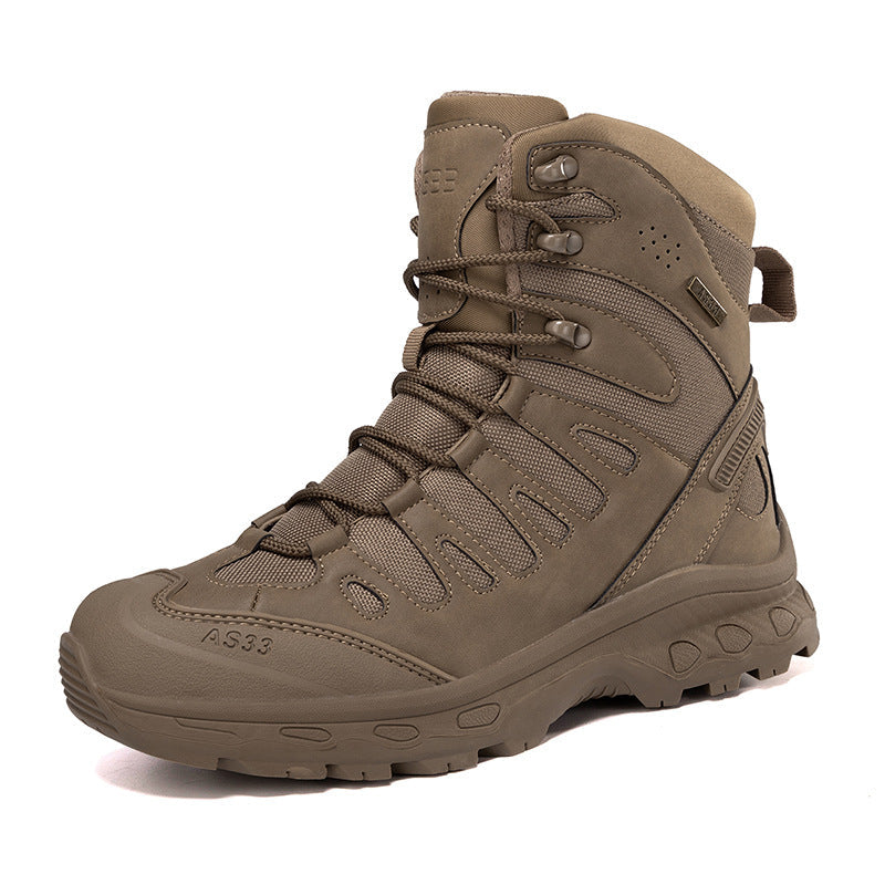 Wanderschuhe Herren Waterproof Trekkingstiefel rutschfest Knöchelschutz