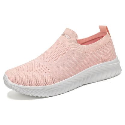 Damen Sneaker Slip-On Bequem Luftig Flexibel