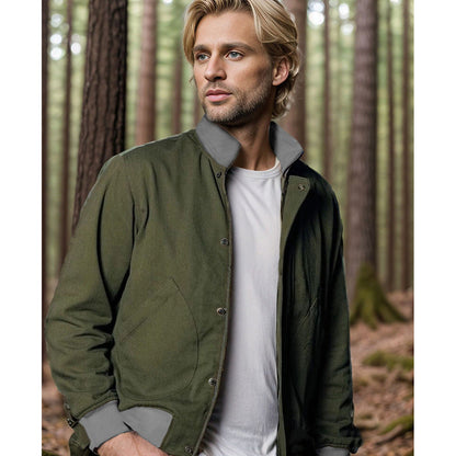 Herren Steppjacke Leicht Mit Seitentaschen Modern