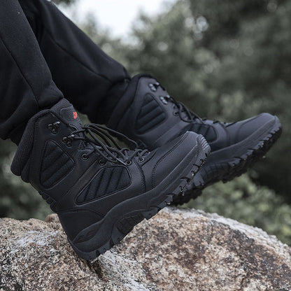 Herren Stiefel Robust Waterproof Knöchelstiefel Rutschfest