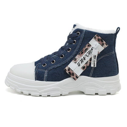 Damen Sneaker High Top Warm Innenfutter Robust