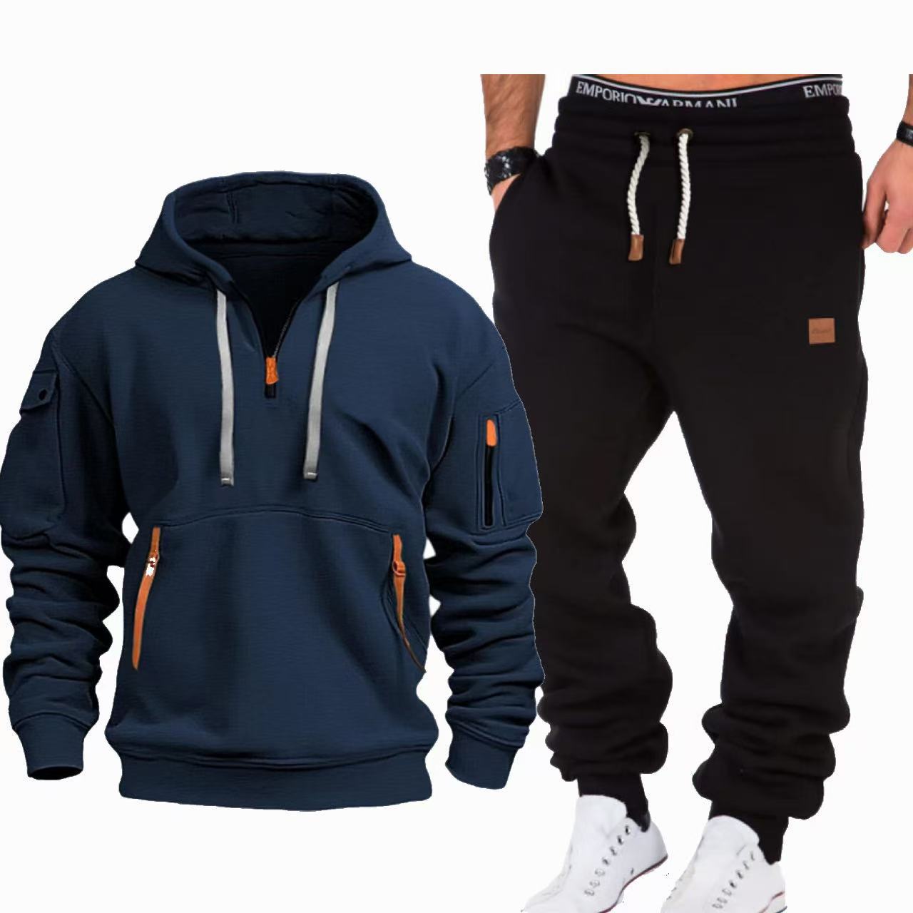 Herren Jogginganzug Bequem Sportlich Modern