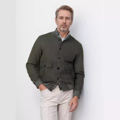 Herren Wolljacke Warm Modern mit Innenfutter