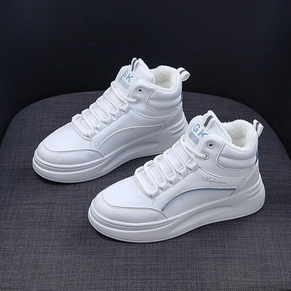 Damen Sneaker High-Top Warm Gefüttert Winter