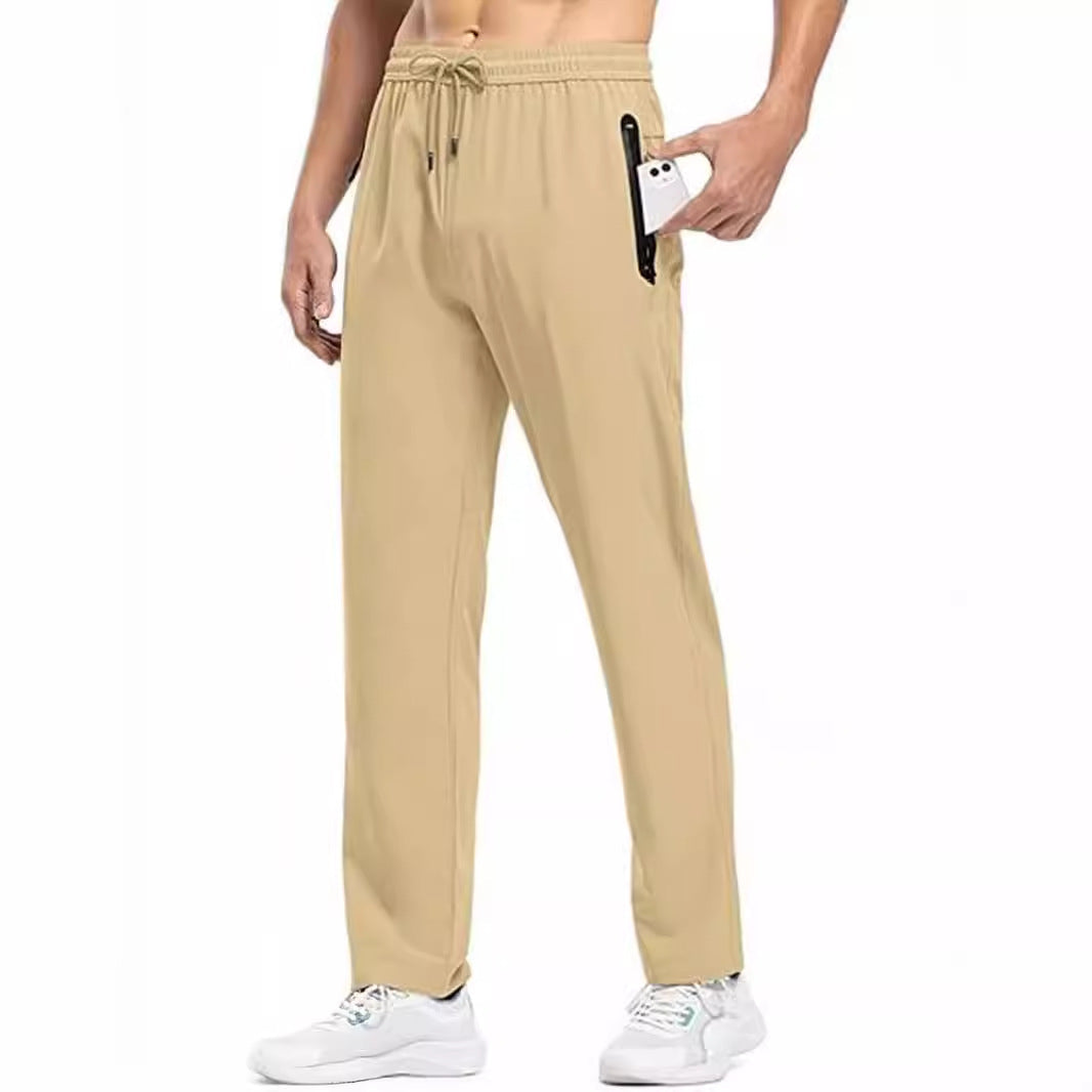 Herren Sport-Hose mit Reißverschlusstaschen Freizeit-Mode