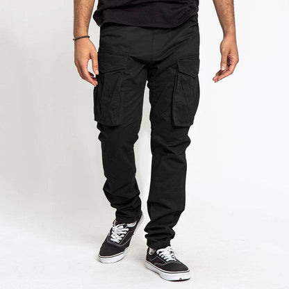 Herren Cargo-Hose mit multifunktionalen Taschen und elastischem Bund BerlinGlamour.