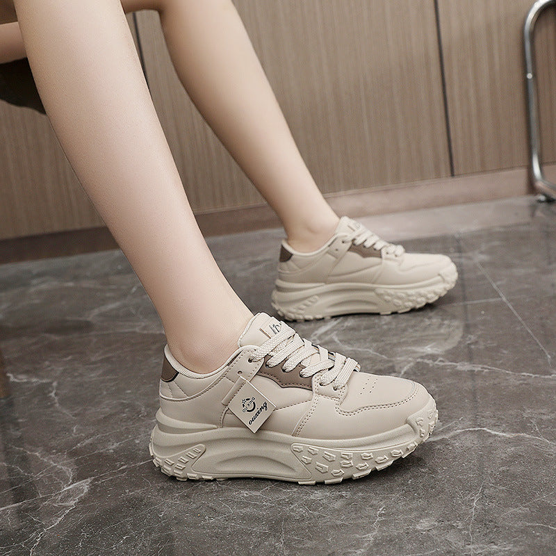 Damen Sneaker Sportlich Rutschfest Weiße Sneaker Frauen