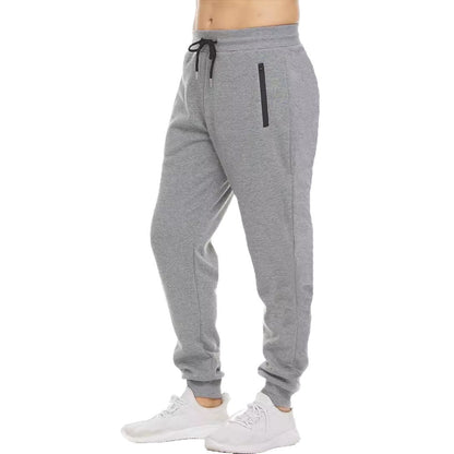 Herren Sporthose mit Reißverschlusstaschen Freizeit Hose