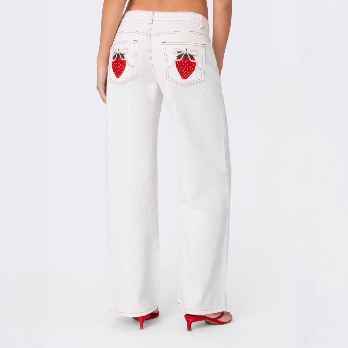 Damen Crop-Top Spitzeneinsatz mit Schleife